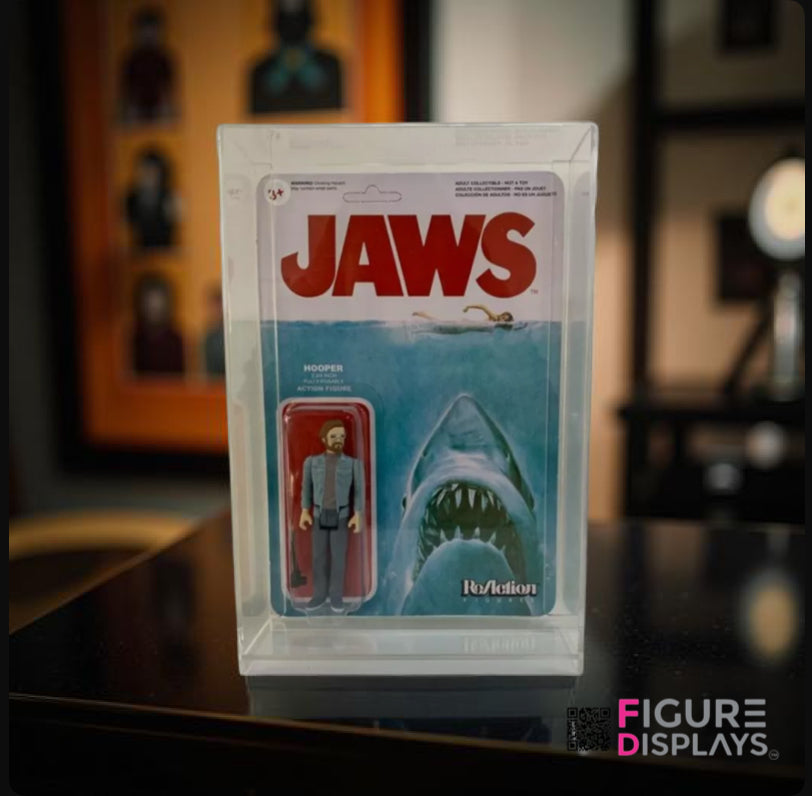 Super7 Reaction 3.75” Action Figure Acrylic Display Case