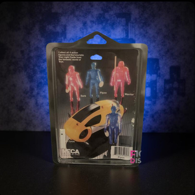 Tron Necca Blister Display Cases for Carded Figures 3.75