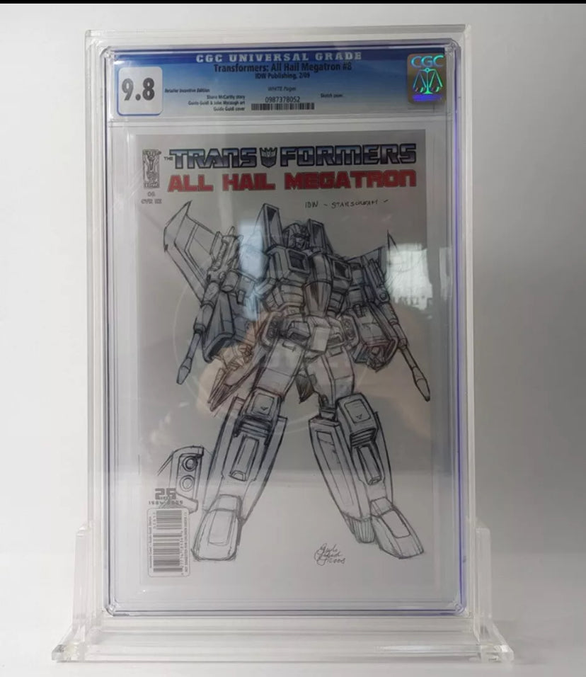 Comic CGC Graded Acrylic Display Gaming Case Base and top section.