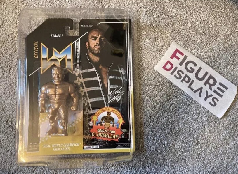 WWF Hasbro Wrestling Figure Blister Display Case Figures