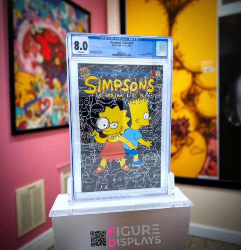 Comic CGC Graded Acrylic Display Gaming Case Base and top section.