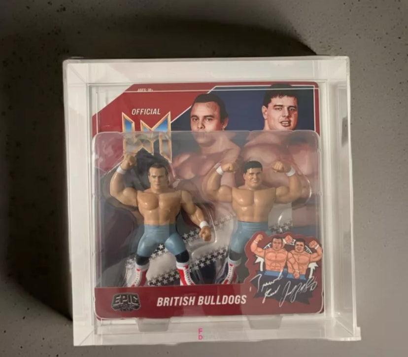 Chella Toys Epic Tag Team Acrylic Display Wrestling Case