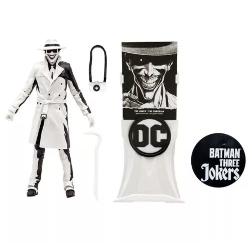The Joker Designed By Jason Fabok Sketch Action Figure DC Mcfarlane (GOLD LABEL)