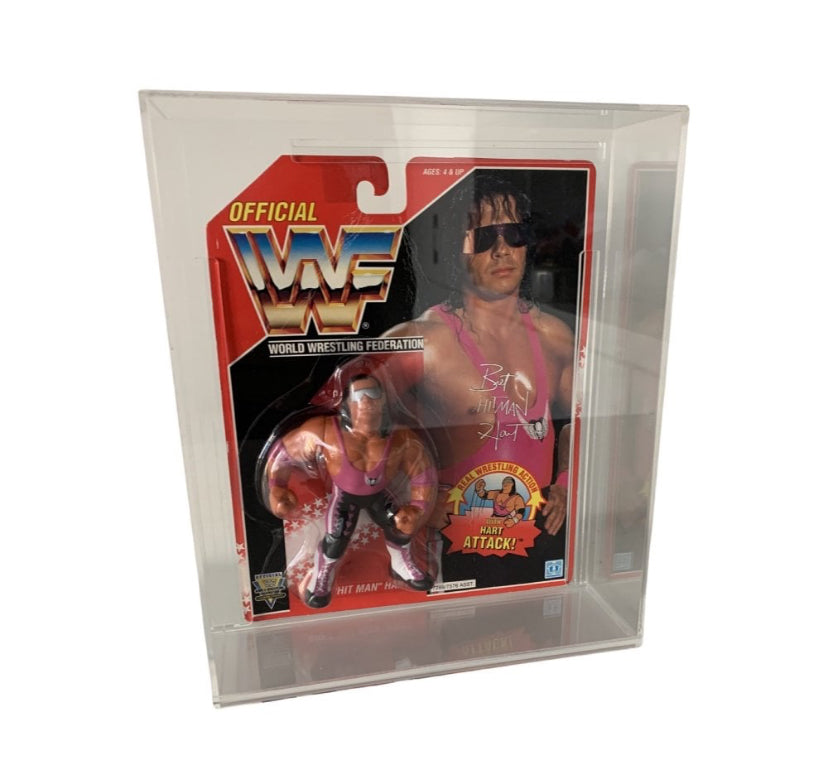 Wwf Hasbro Acrylic Action Figure Cases Moc