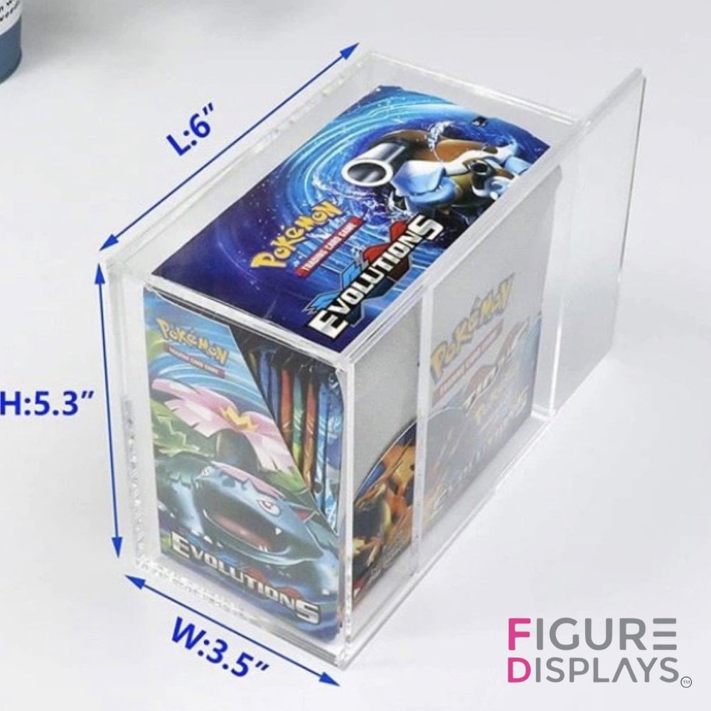 Premium Acrylic Display Case for Pokémon TCG Booster Boxes