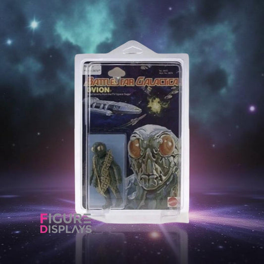 Battle Star Galactica 3.75 figure  Blister Display Case
