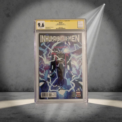 IVX #4 CGC 2017 Inhumans VS X-Men! signature series 9.6 comic marvel