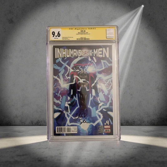 IVX #4 CGC 2017 Inhumans VS X-Men! signature series 9.6 comic marvel