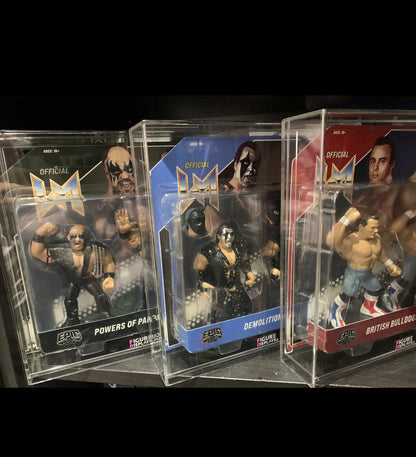 Chella Toys Epic Tag Team Acrylic Display Wrestling Case