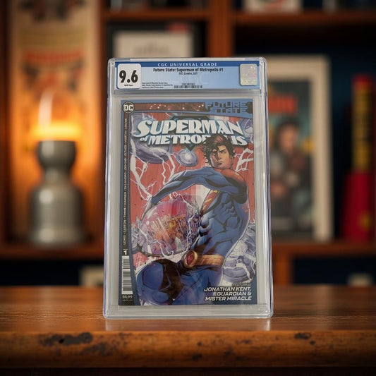 FUTURE STATE SUPERMAN OF METROPOLIS #1  9.6 CGC COMIC GRADE DC ⚡️