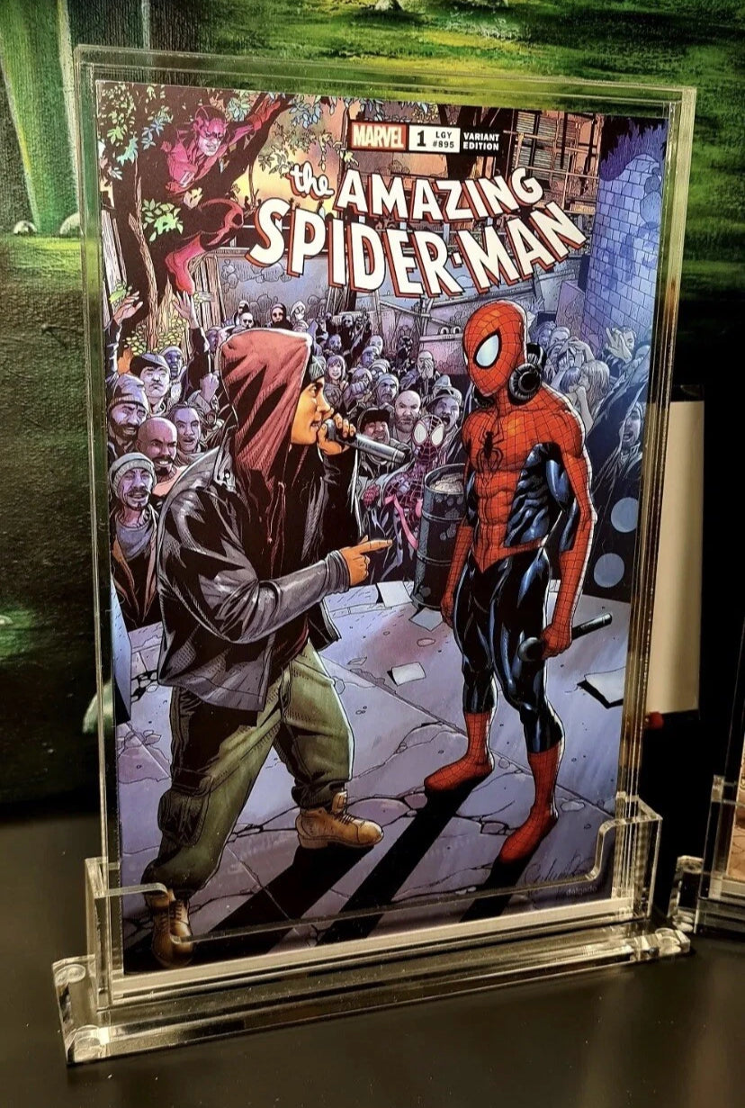 Comic Acrylic Display Gaming Case Base and top section.