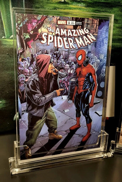Comic Acrylic Display Gaming Case Base and top section.