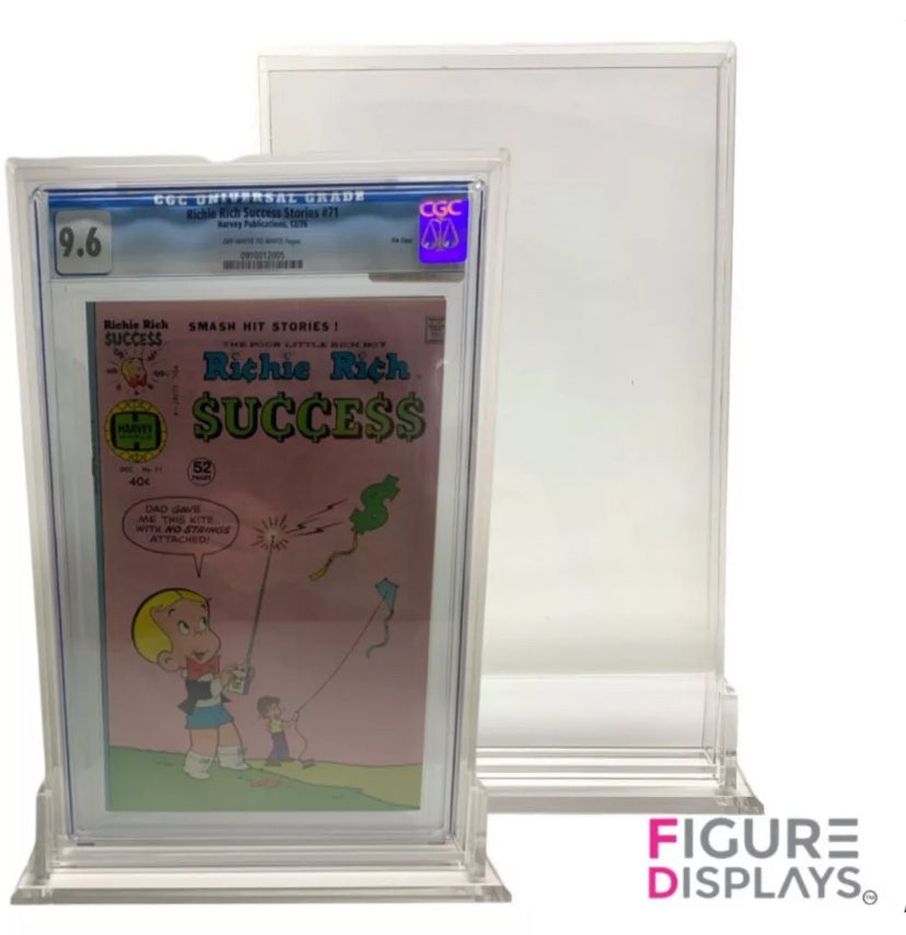 Comic CGC Graded Acrylic Display Gaming Case Base and top section.