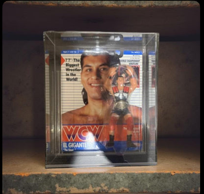 Wcw Acrylic Display Case Galoob Moc Figures