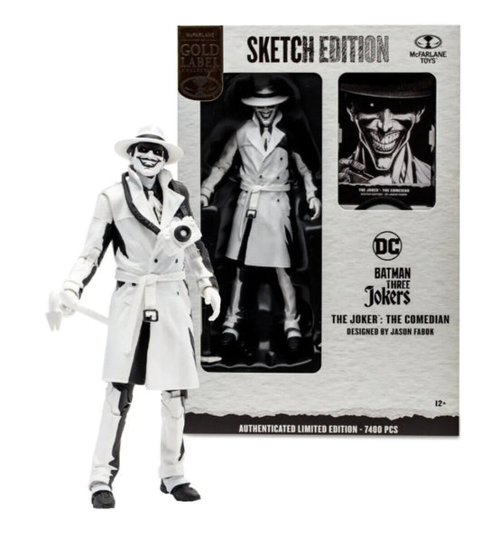 The Joker Designed By Jason Fabok Sketch Action Figure DC Mcfarlane (GOLD LABEL)