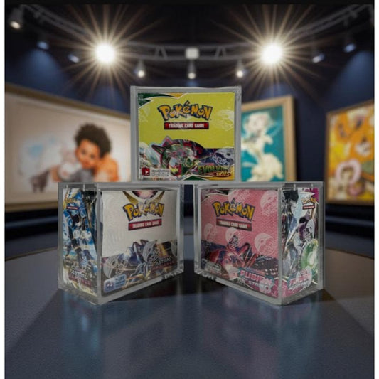 Premium Acrylic Display Case for Pokémon TCG Booster Boxes